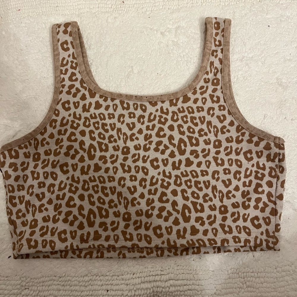 Leopard Print Women's Tank Top